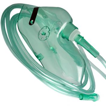 Inhalationsmaske mit Schlauch